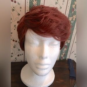 Copper Colored Synthetic Wig